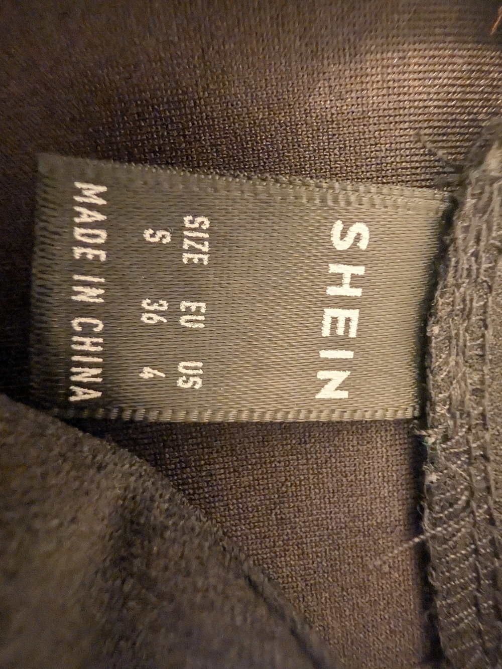 SHEIN Womans Black Skort Size Small - Picture 4 of 4